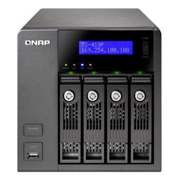 QNAP TS-419P 1,2GHz 512MB DDR II RAM 4xBay 3,5'' Nas Server