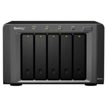 Synology DiskStation DS1511+ 5 Bay Nas 1GB RAM Dual Core 1,8 GHz