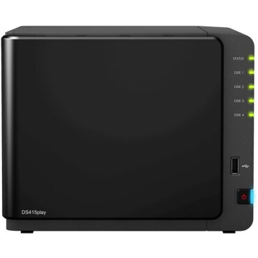 SYNOLOGY DiskStation DS415play Intel Atom Dual Core 1,6 GHz 1 GB DDR3 4x BAY NAS