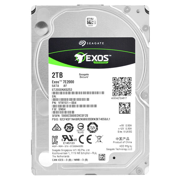 Seagate ST2000NX0253 2TB 128Mb Cache 7200Rpm Sata III 2,5" Exos