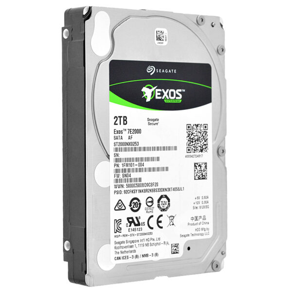 Seagate ST2000NX0253 2TB 128Mb Cache 7200Rpm Sata III 2,5" Exos – Bild 2