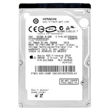 Hitachi HTS545050B9A302 500GB 8Mb Cache 5400Rpm Sata II 2,5"