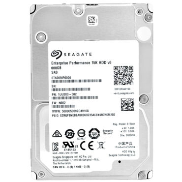 Festplatte Seagate 600GB ST600MP0006 256Mb Cache 15000Rpm Sas III 2,5" Zoll