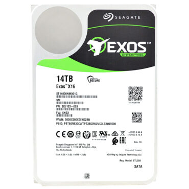 Seagate ST14000NM001G 14TB 7200Rpm 256Mb Cache Sata III 3,5" Zoll Exos
