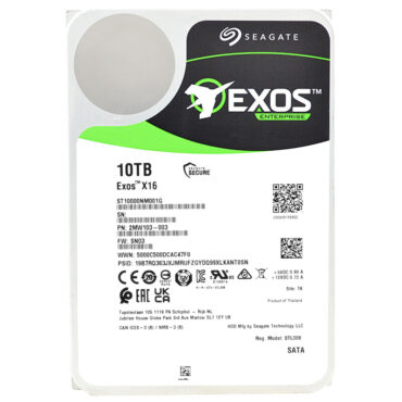 Seagate ST10000NM001G 10TB 7200Rpm 256Mb Cache Sata III 3,5" Zoll Exos