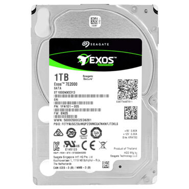 Seagate ST1000NX0313 1TB 128Mb Cache 7200Rpm Sata III 2,5" Exos