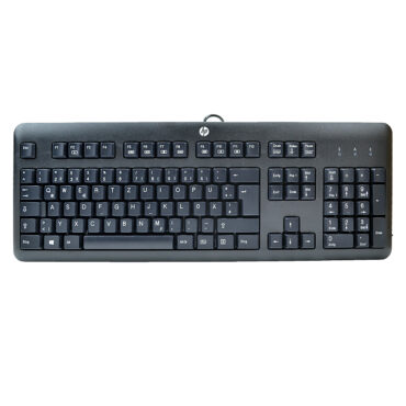 Tastatur HP KU-1156 USB 672647-043 Schwarz Deutsch Germany QWERTZ