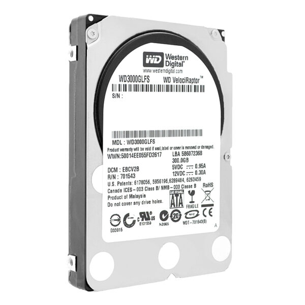 Western Digital 300Gb WD3000GLFS 16Mb Cache 10000Rpm Sata II 2,5" Zoll – Bild 2