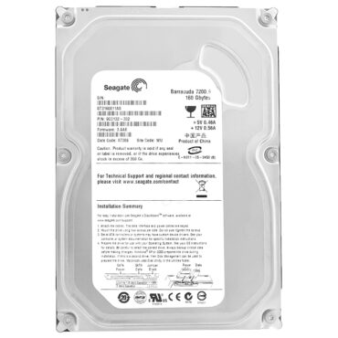 Seagate 160Gb ST3160811AS 8Mb Cache 7200Rpm SATA II 3,5"
