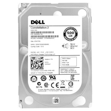 Festplatte Dell ST9500620SS 500GB 64MB 7200Rpm SAS II 2.5'' Zoll  055RMX