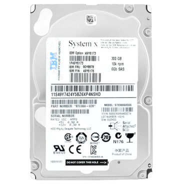Festplatte IBM ST9300605SS 300GB 49Y6176 90Y8878 SAS II 10000Rpm 2.5'' Zoll