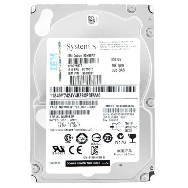 Festplatte IBM ST9300605SS 300GB 90Y8881 90Y8878 SAS II 10000Rpm 2.5'' Zoll
