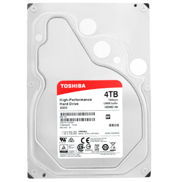 Toshiba X300 HDWE140UZSVA 4TB 7200Rpm SATA III 128MB Cache 3.5''