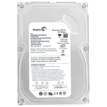 Festplatte Seagate ST3250410AS 250GB 8MB Cache 7200Rpm Sata II 3,5'' Zoll