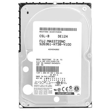 Festplatte Fujitsu MAS3735NC 73GB 15000Rpm 80-PIN 3,5" Zoll