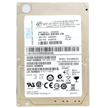 Festplatte IBM 146GB ST9146803SS 10000Rpm SAS II 2.5" 42D0633 42D0636