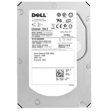 Festplatte Dell ST373455SS 73GB 15000Rpm Sas 3.5'' Zoll 0GY581