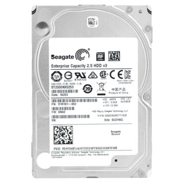 Seagate Enterprise ST2000NX0253 2TB 128Mb Cache 7200Rpm Sata III 2,5"