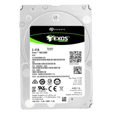 Festplatte Seagate Exos 2,4Tb ST2400MM0129 256Mb Cache 10 000 Rpm Sas III 2,5" Zoll