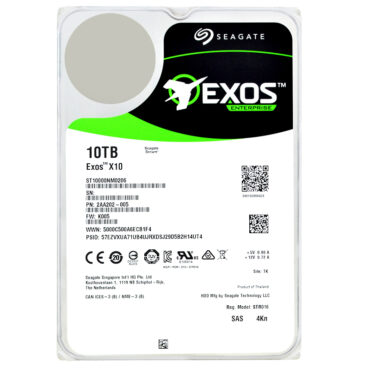 Seagate ST10000NM0206 10TB 7200Rpm 256Mb Cache Sas III 3,5" Zoll Exos X10