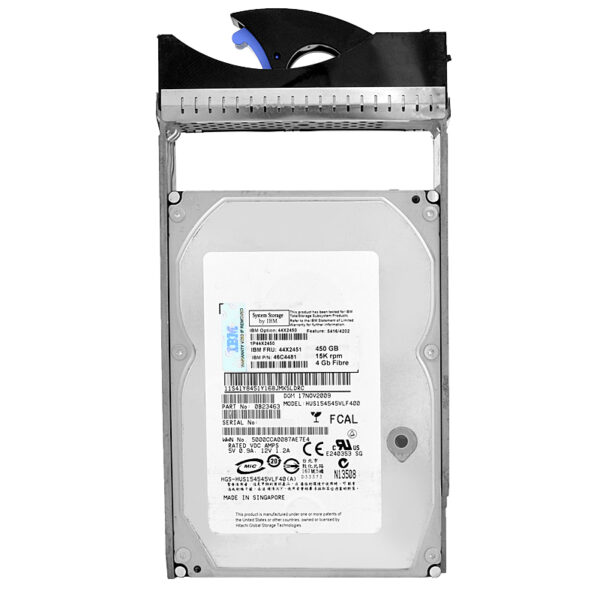 Festplatte IBM HUS154545VLF400 450GB FC 15000Rpm 3.5" Zoll 46C4481