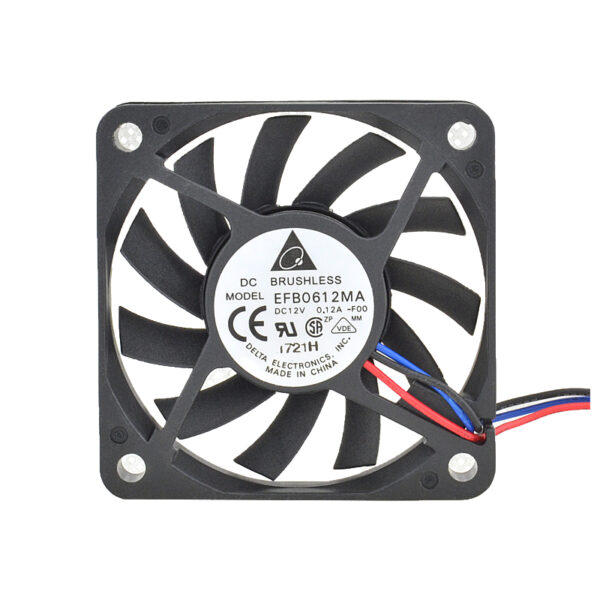 Lüfter Delta EFB0612MA Cooler 60x60x10MM 12V 0.12A FAN 3-pin