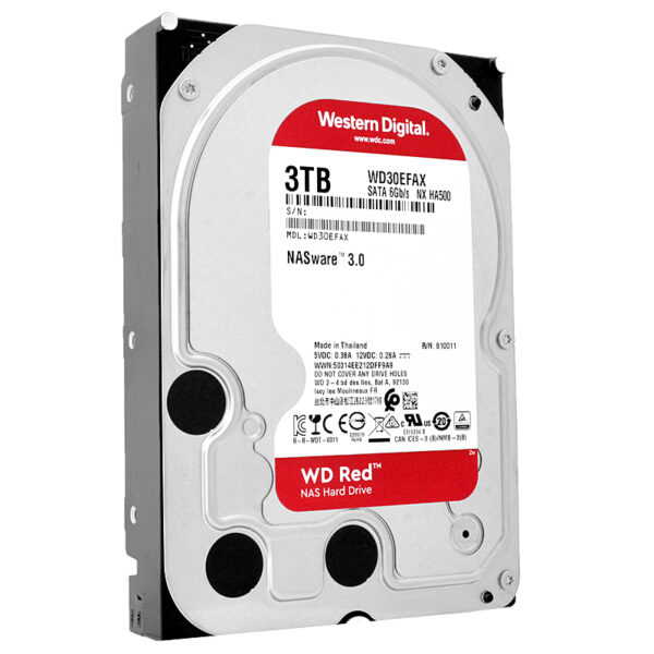 WD Red NASware 3.0 WD30EFAX NX HA500 3TB 256Mb Cache 5400Rpm Sata III 3,5 Zoll – Bild 2