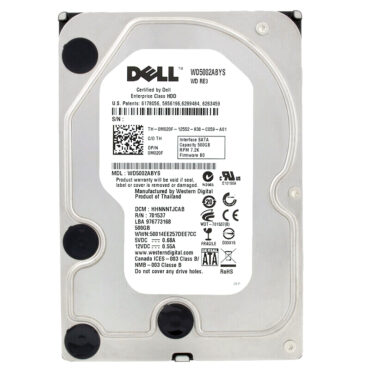 Festplatte Dell 500GB WD5002ABYS Sata II 7200U/min 16MB 3,5" Zoll 0M020F