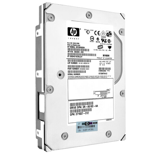 Festplatte HP BF03688284 36.4GB 15000RPM SCSI 80PIN 3,5" Zoll 360209-003 – Bild 2