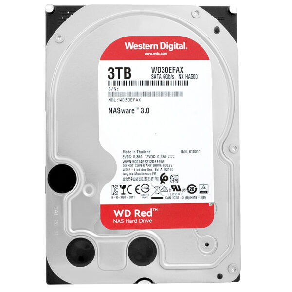 WD Red NASware 3.0 WD30EFAX NX HA500 3TB 256Mb Cache 5400Rpm Sata III 3,5 Zoll