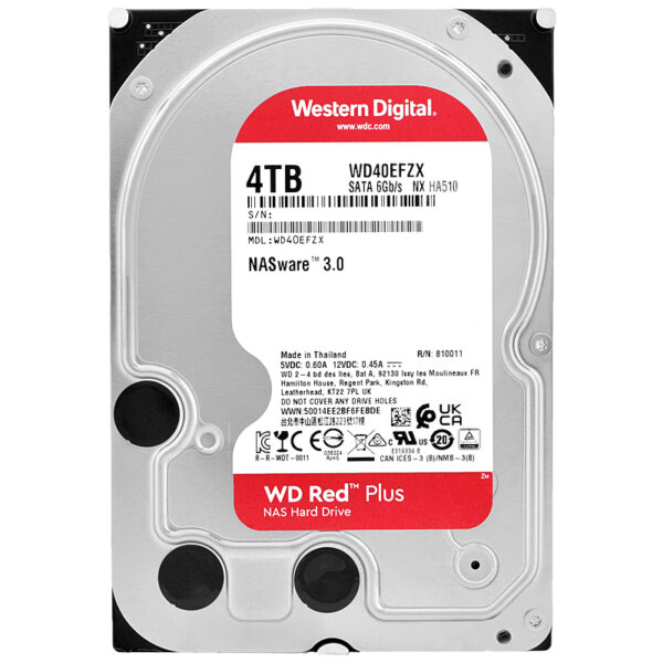 Western Digital Red Plus WD40EFZX 4TB 5400RPM 128MB Sata III 3,5" Zoll