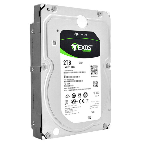 Festplatte Seagate Exos 2TB ST2000NM0045 128Mb Cache 7200Rpm SAS III 3.5'' Zoll – Bild 2