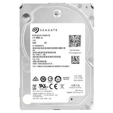 Seagate ST1000NX0373 1TB 128Mb Cache 7200Rpm Sas III 2.5" Zoll Enterprise