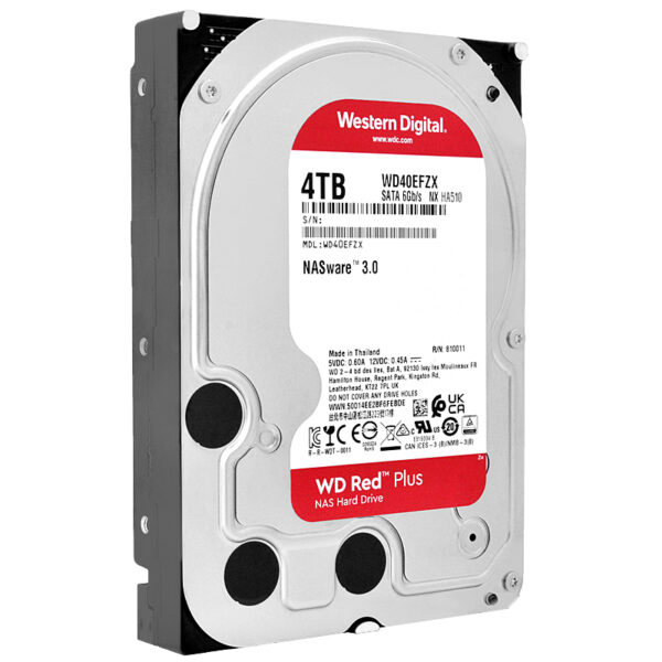 Western Digital Red Plus WD40EFZX 4TB 5400RPM 128MB Sata III 3,5" Zoll – Bild 2