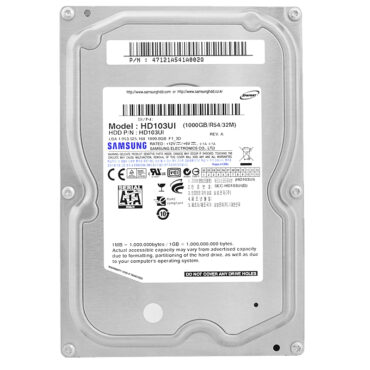 Festplatte Samsung HD103UI 1TB 5400Rpm 32Mb Cache Sata II 3,5 Zoll
