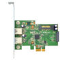 HP USB 3.0 SuperSpeed PCIe x1 Expansion Card 2 Ports 661320-001 663213-001