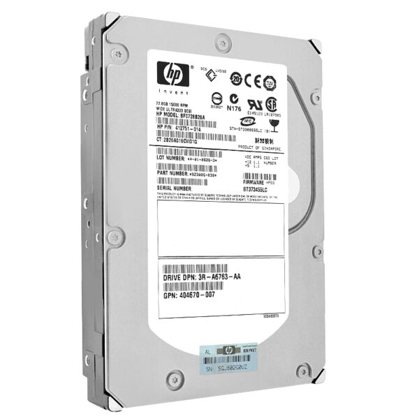 Festplatte HP BF0728B26A 73GB 15000Rpm 8Mb Cache 80Pin 3.5" 412751-014 – Bild 2