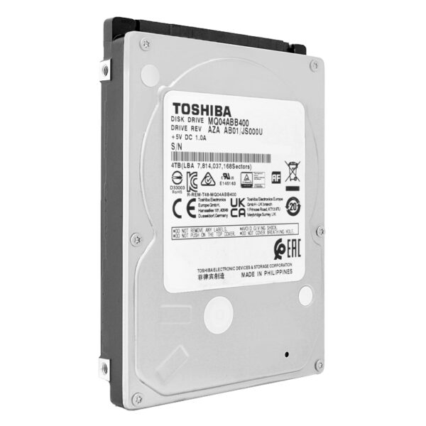 Festplatte Toshiba 4Tb MQ04ABB400 16Mb Cache 5400 RPM Sata III 2,5" Zoll – Bild 2