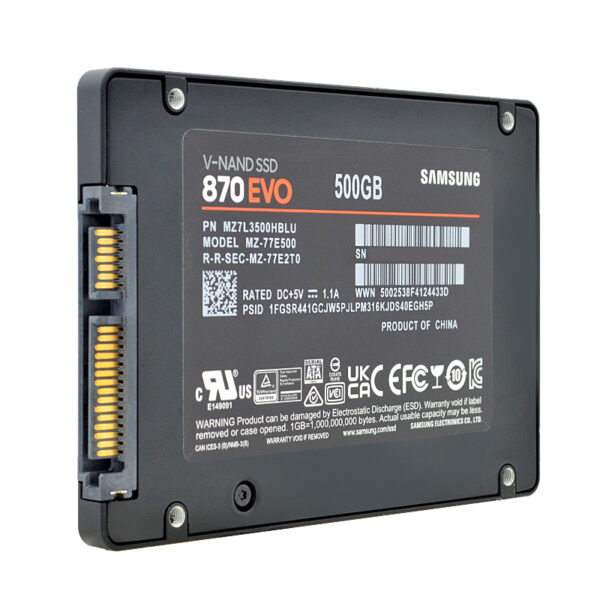 Samsung SSD 870 EVO 500GB SATA III 6gb/s 2,5" Zoll MZ-77E500 – Bild 3