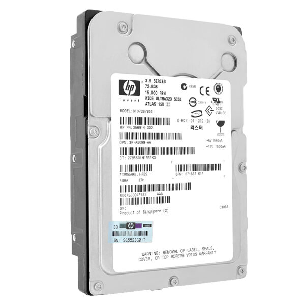 Festplatte HP BF07287B55 72.8GB SCSI U320 15000RPM 3.5" Zoll 356914-002 – Bild 2