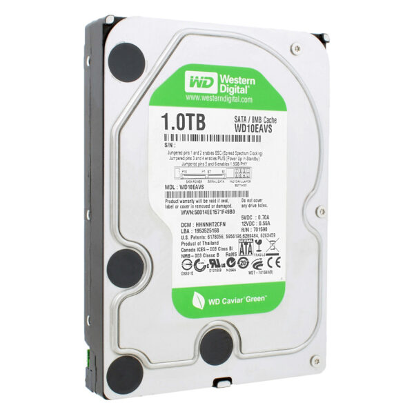 Western Digital Green WD10EAVS 1TB 5400RPM 8MB Sata III 3,5 Zoll – Bild 2