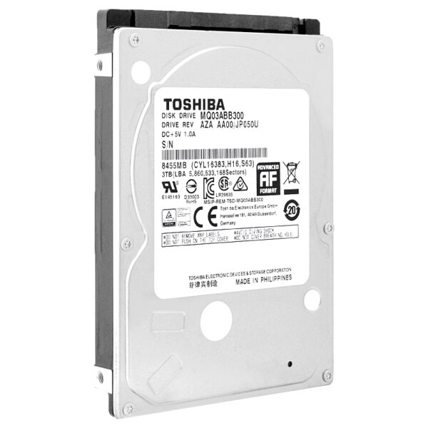 Festplatte Toshiba 3Tb MQ03ABB300 5400Rpm Sata III 2,5" Zoll – Bild 2