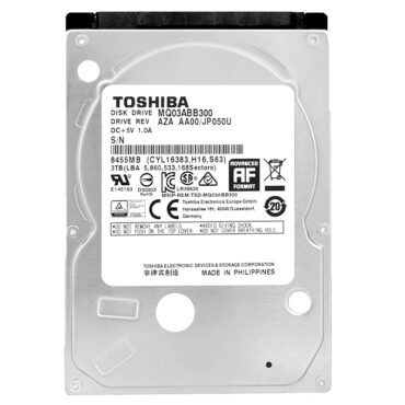 Festplatte Toshiba 3Tb MQ03ABB300 5400Rpm Sata III 2,5" Zoll