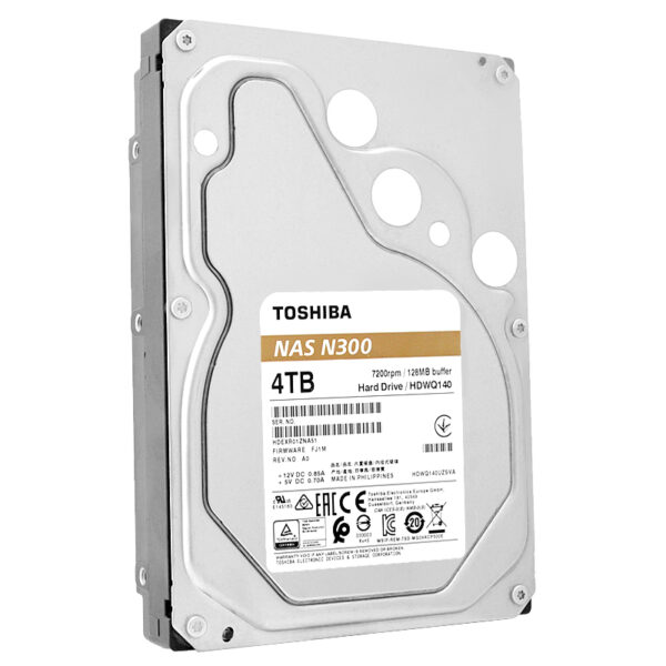 Festplatte Toshiba HDWQ140 4TB 7200Rpm 128Mb Cache Sata III 3.5'' Zoll – Bild 2