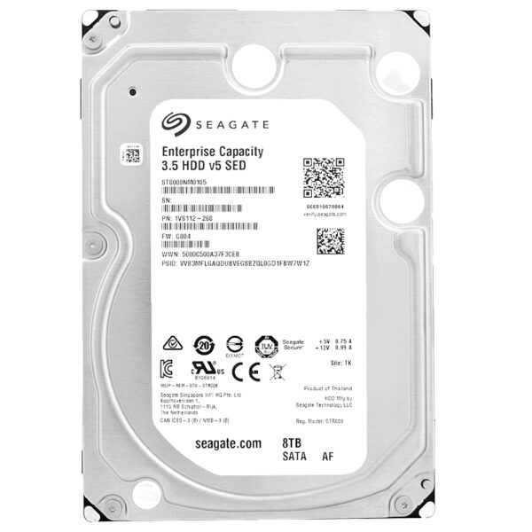 Festplatte Seagate 8TB ST8000NM0105 256Mb Cache 7200Rpm Sata III 3,5'' Zoll