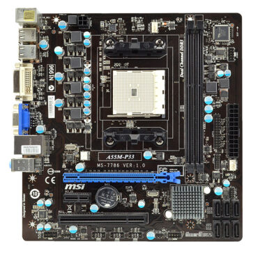 Mainboard MSI MS-7786 VER: 1.0 A55M-P33 FM1 DDR3 6 x USB 2.0