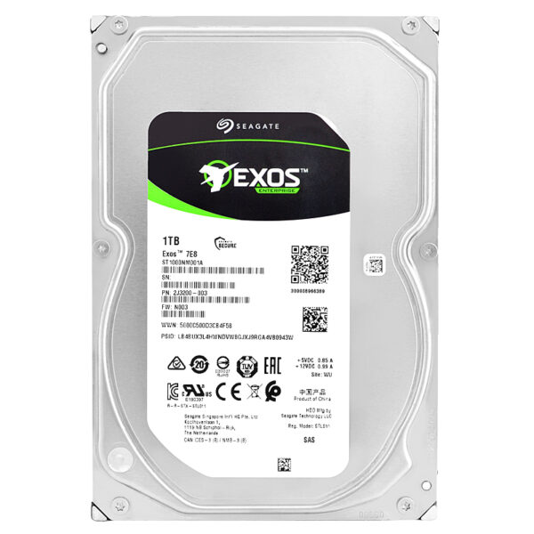 Seagate 4TB ST1000NM001A 256Mb Cache 7200 RPM SAS III 3.5" Zoll EXOS 7E8