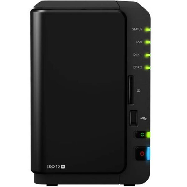 SYNOLOGY DiskStation DS212+ DDR3 512MB 2.0 GHz 2x BAY NAS – Bild 2