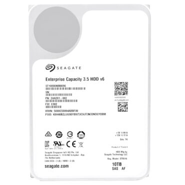 Seagate ST10000NM0096 10TB 7200Rpm 256Mb Cache Sas III 3,5" Zoll