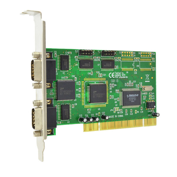 Delock NM9745 PCI 2xCOM 2-PORT SERIENKARTE FG-PIO9845-4S-01-2D22 – Bild 2